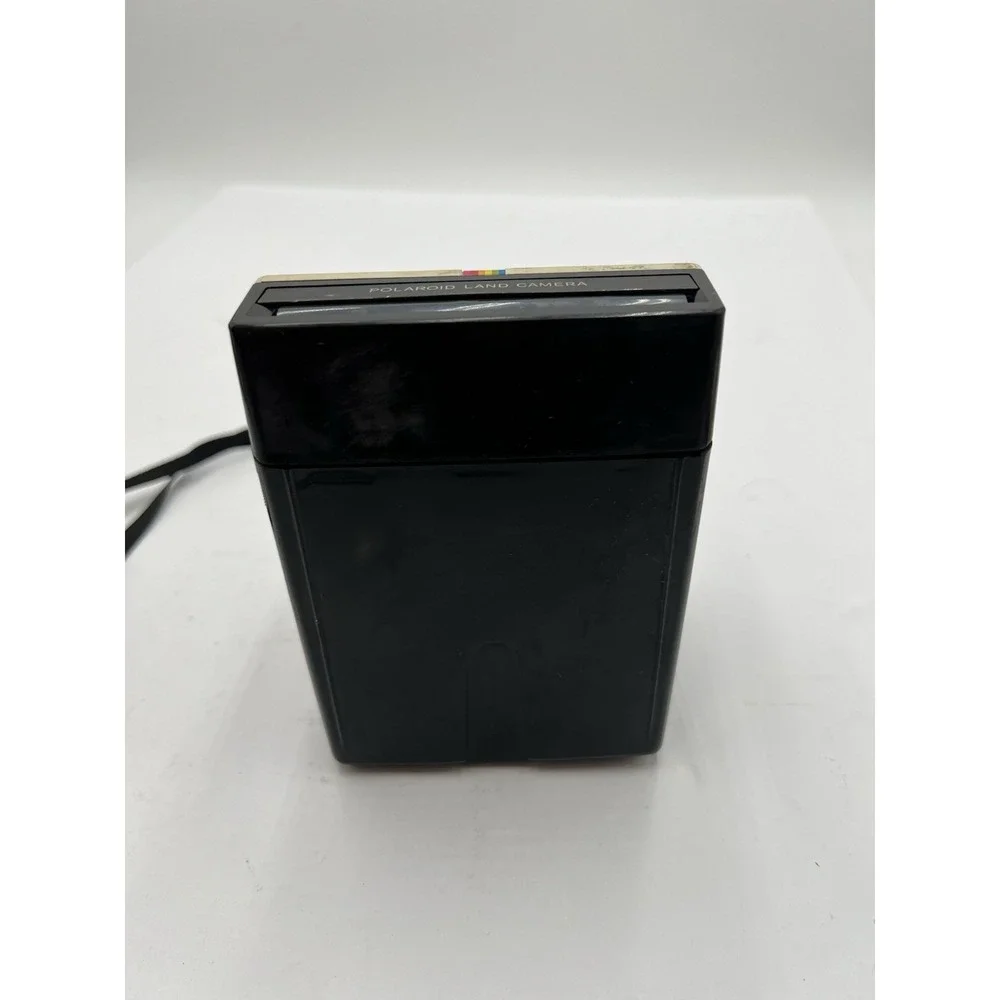 Vintage Polaroid OneStep SX-70 Land Camera Rainbow Stripe White Untested